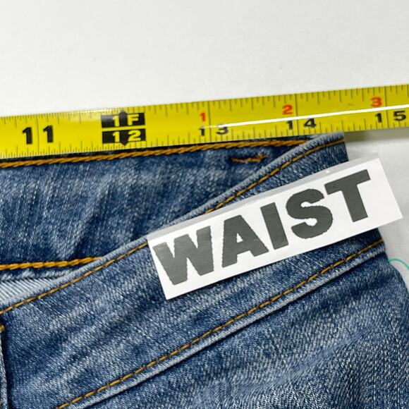 Bench Cropped Jeans Women Size 27 Medium Blue Denim Low Rise - Picture 8 of 9